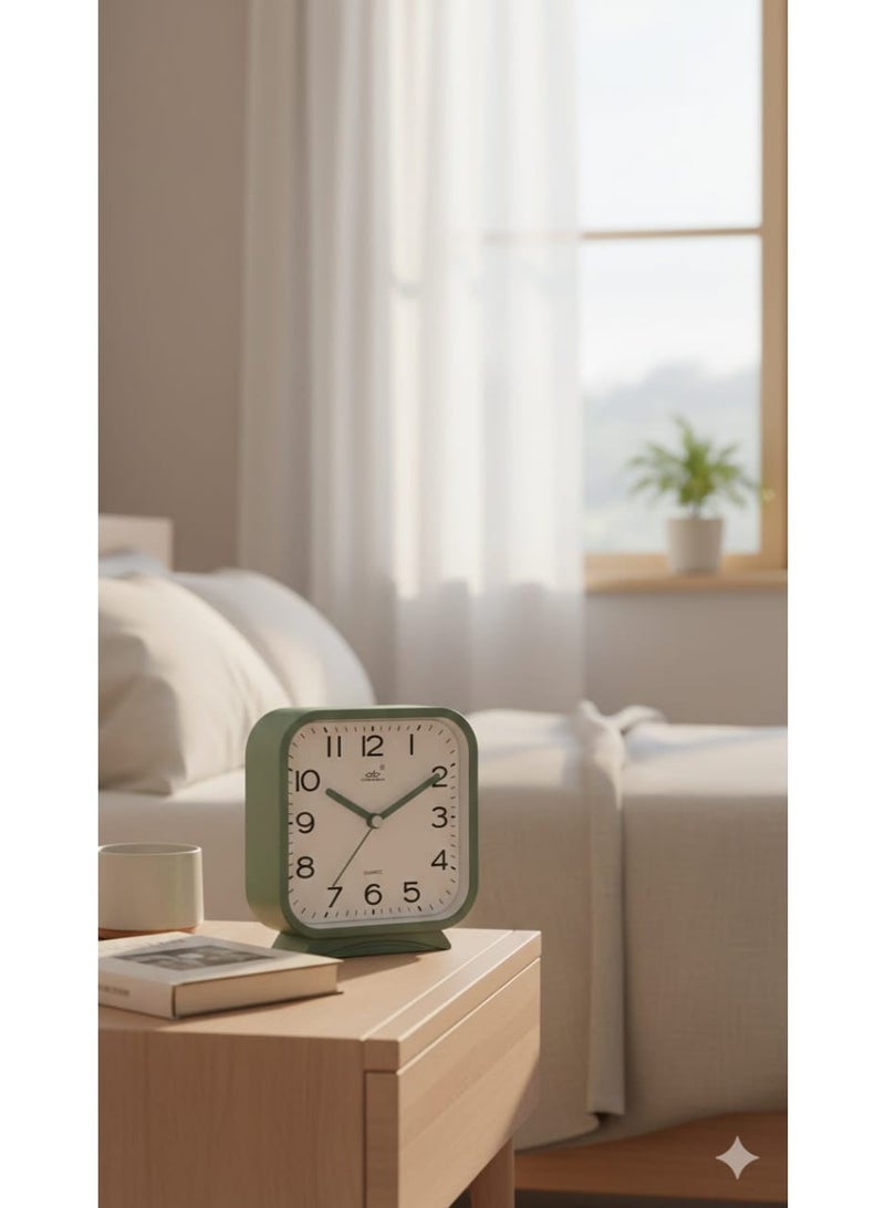A classic alarm clock with an elegant design for home and office. (mint Green) - Image 2